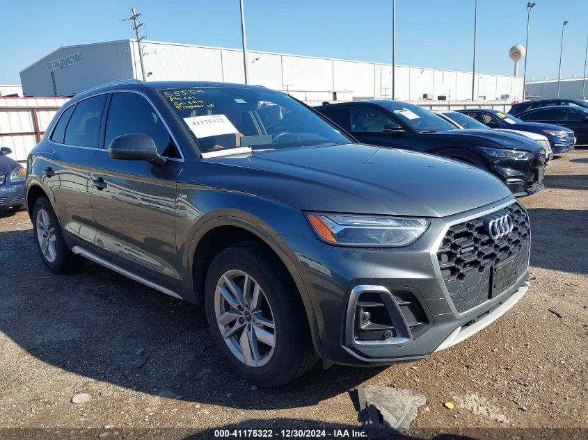 2022 Audi Q5 Premium 45 Tfsi S Line Quattro S Tronic VIN: WA1GAAFY5N2094705 Lot: 41175322