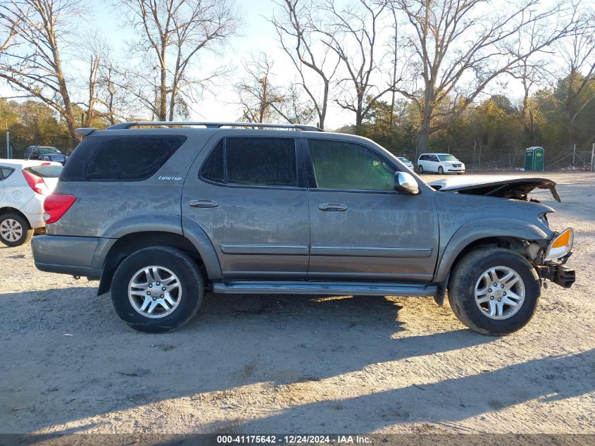 2007 Toyota Sequoia Limited V8 VIN: 5TDZT38A77S296560 Lot: 41175642