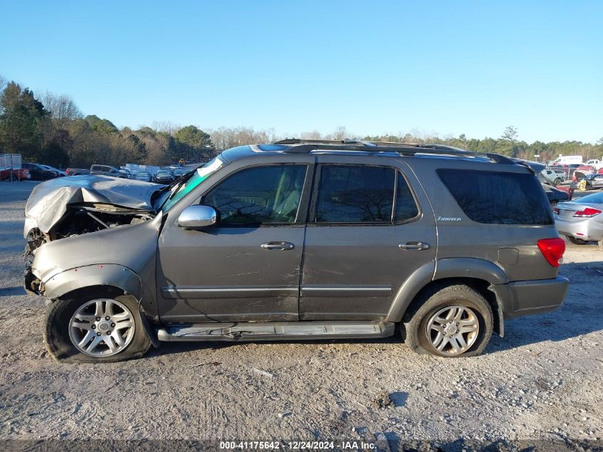 2007 Toyota Sequoia Limited V8 VIN: 5TDZT38A77S296560 Lot: 41175642