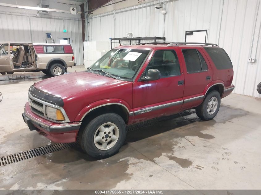 1997 Chevrolet Blazer Ls VIN: 1GNDT13W1VK202136 Lot: 41175665