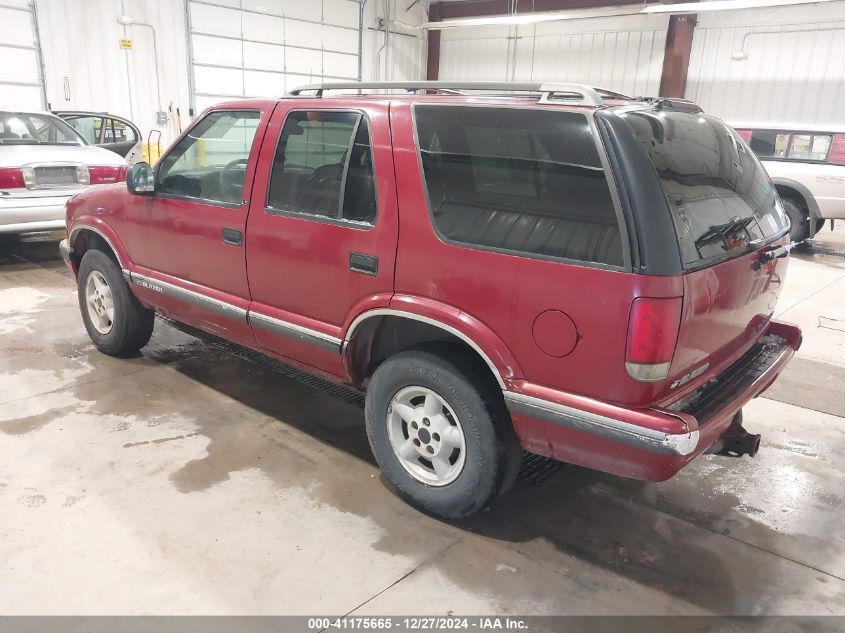 1997 Chevrolet Blazer Ls VIN: 1GNDT13W1VK202136 Lot: 41175665