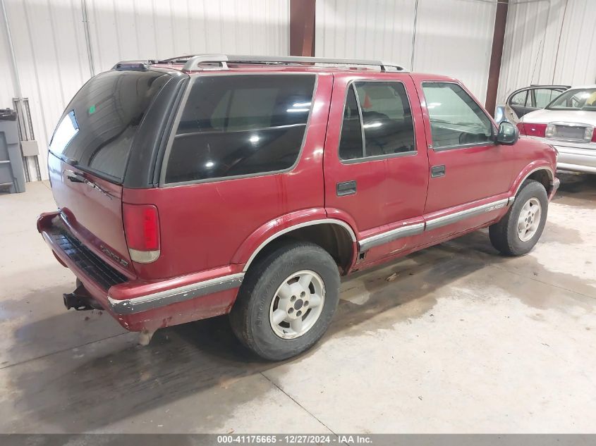 1997 Chevrolet Blazer Ls VIN: 1GNDT13W1VK202136 Lot: 41175665