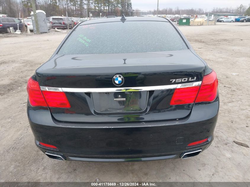 2009 BMW 750Li VIN: WBAKB83529CY61102 Lot: 41175669