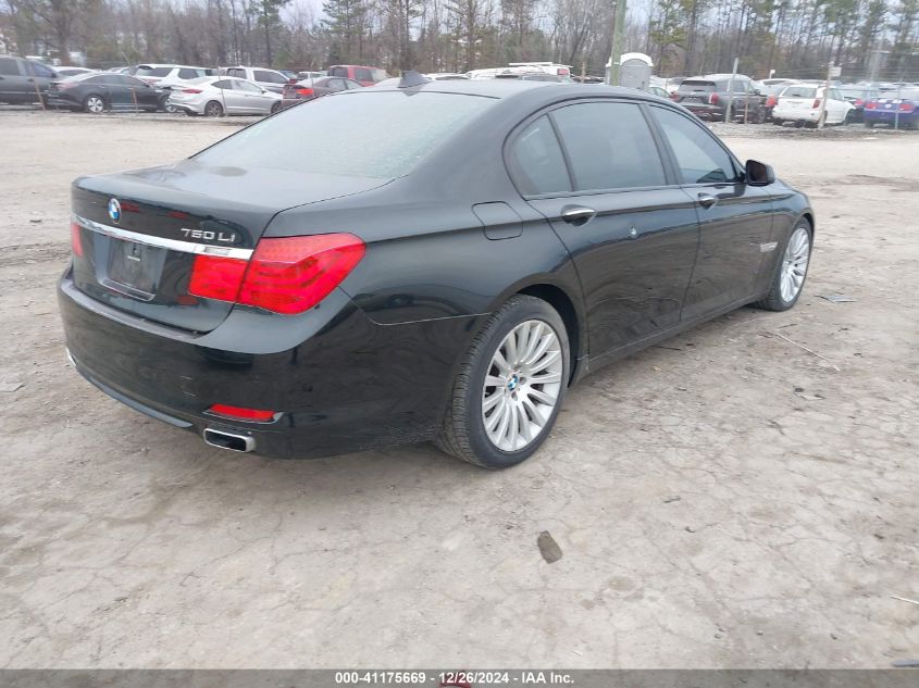 2009 BMW 750Li VIN: WBAKB83529CY61102 Lot: 41175669