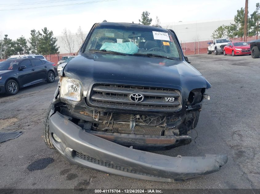 2003 Toyota Sequoia Sr5 VIN: 5TDZT34A93S191177 Lot: 41175704