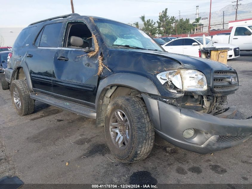 2003 Toyota Sequoia Sr5 VIN: 5TDZT34A93S191177 Lot: 41175704