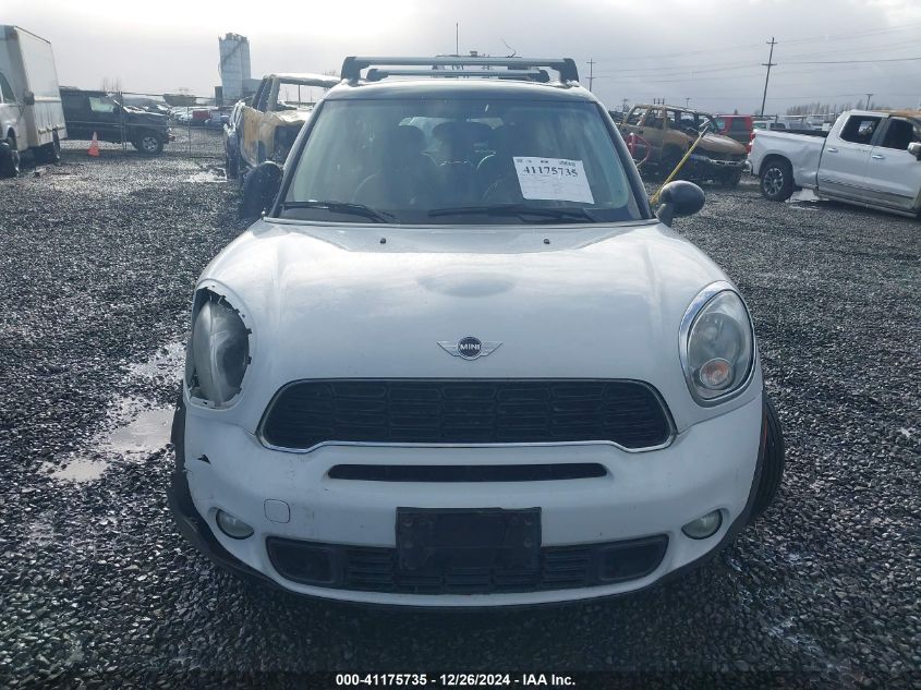 2012 Mini Cooper S Countryman VIN: WMWZC5C57CWL64143 Lot: 41175735