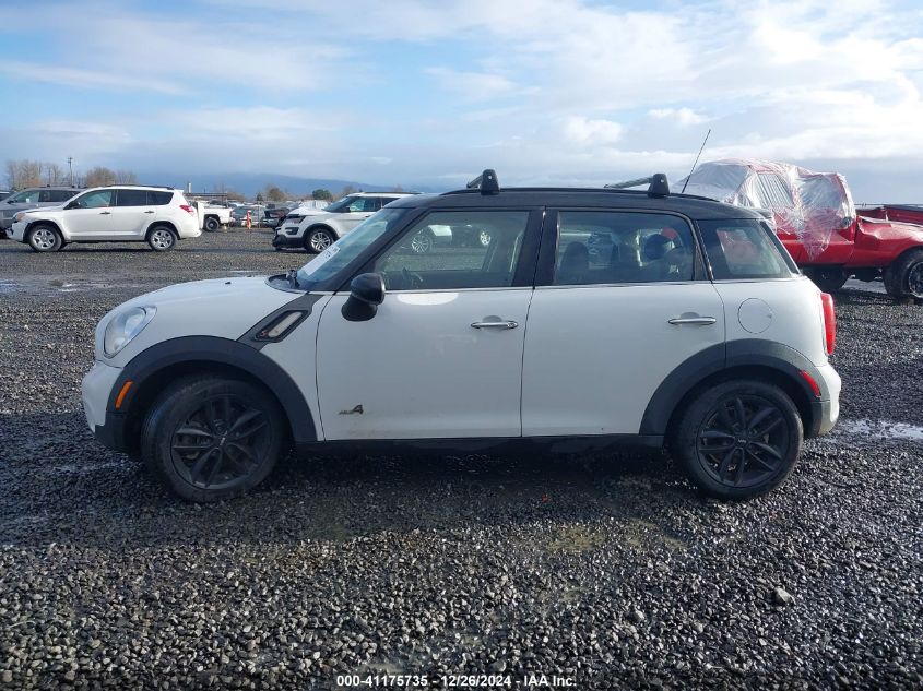 2012 Mini Cooper S Countryman VIN: WMWZC5C57CWL64143 Lot: 41175735