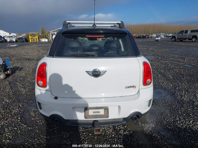 2012 Mini Cooper S Countryman VIN: WMWZC5C57CWL64143 Lot: 41175735