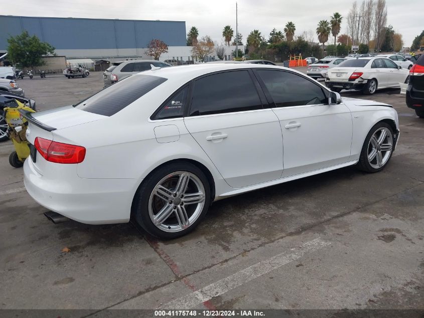 2013 Audi S4 3.0T Premium Plus VIN: WAUKGAFL4DA118738 Lot: 41175748