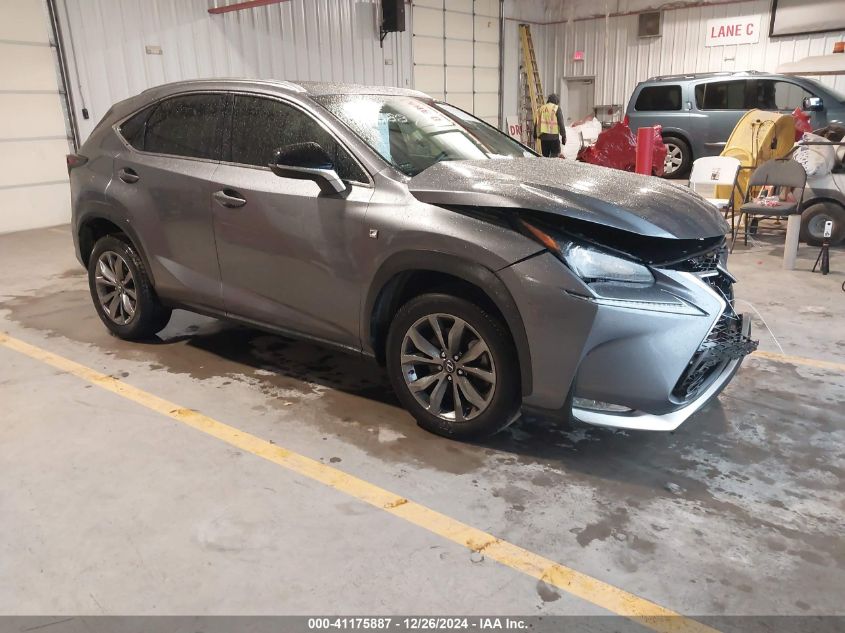 2017 Lexus Nx 200T F Sport VIN: JTJYARBZ0H2084754 Lot: 41175887