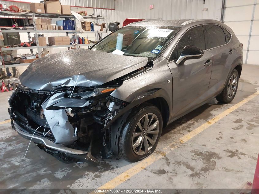 2017 Lexus Nx 200T F Sport VIN: JTJYARBZ0H2084754 Lot: 41175887