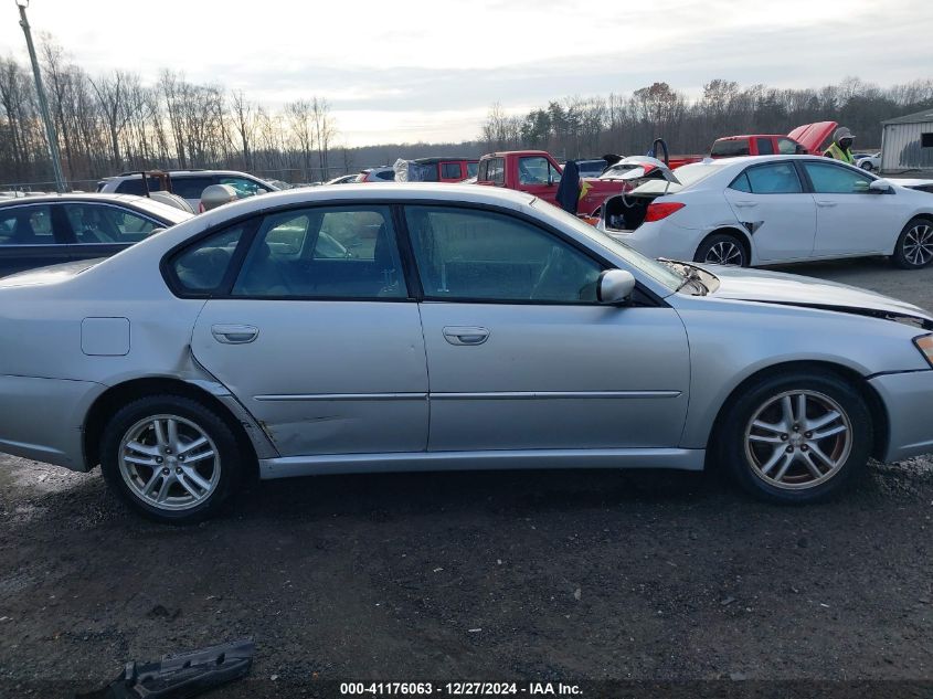 2005 Subaru Legacy 2.5I VIN: 4S3BL616457216292 Lot: 41176063