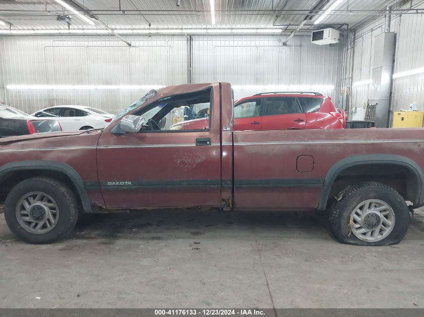 1992 Dodge Dakota VIN: 1B7FL26Y7NS625758 Lot: 41176133