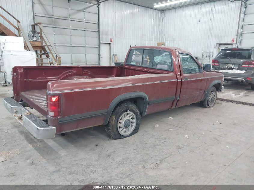 1992 Dodge Dakota VIN: 1B7FL26Y7NS625758 Lot: 41176133