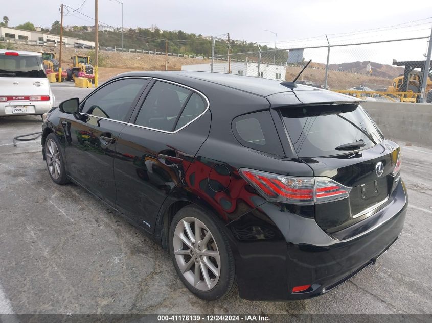 2012 Lexus Ct 200H Premium VIN: JTHKD5BH9C2118732 Lot: 41176139