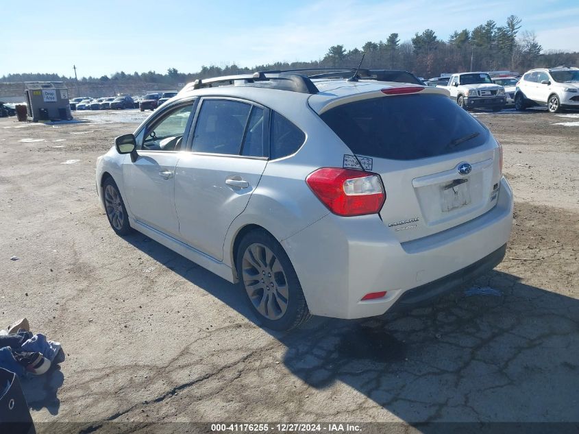 2013 Subaru Impreza 2.0I Sport Premium VIN: JF1GPAL68D2885077 Lot: 41176255