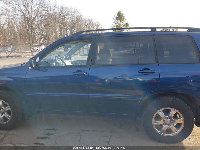 2005 Toyota Highlander V6 VIN: JTEEP21A550131836 Lot: 41176340