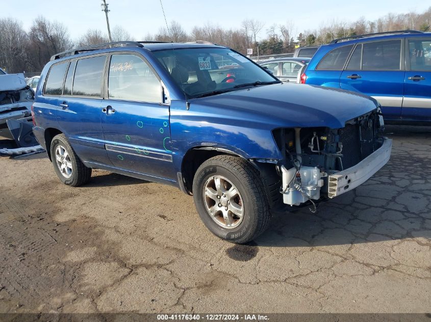 2005 Toyota Highlander V6 VIN: JTEEP21A550131836 Lot: 41176340