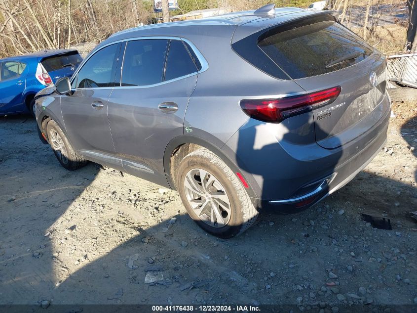 2022 Buick Envision Fwd Essence VIN: LRBFZNR40ND142303 Lot: 41176438