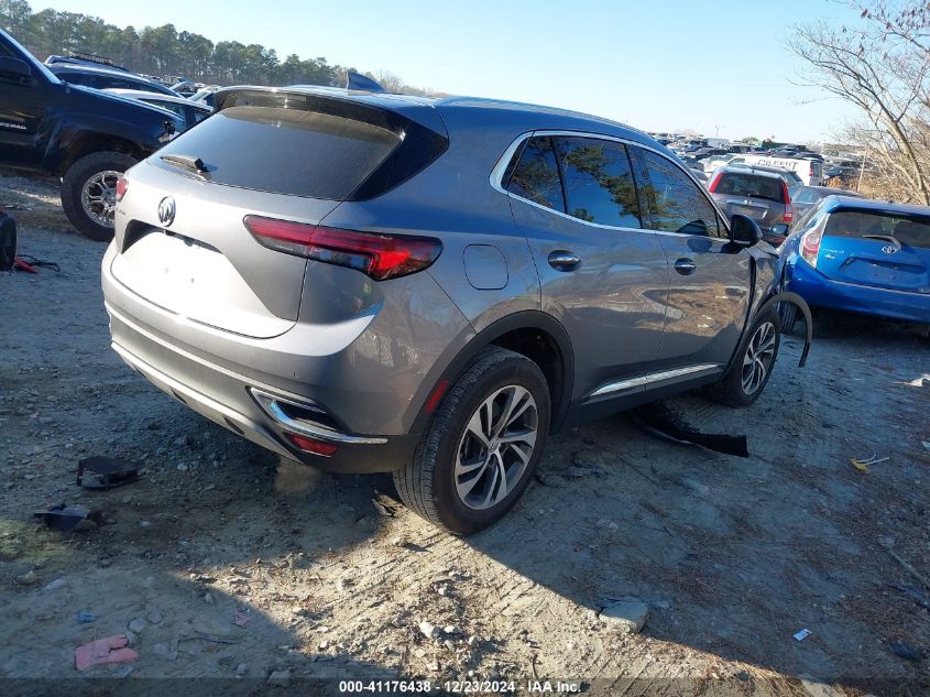 2022 Buick Envision Fwd Essence VIN: LRBFZNR40ND142303 Lot: 41176438