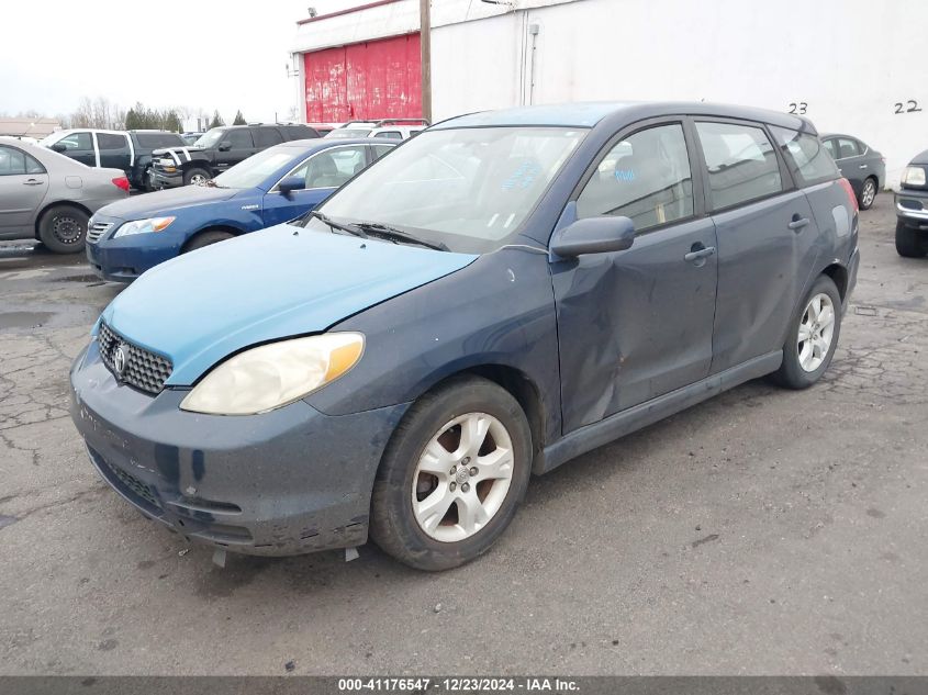 2003 Toyota Matrix Xrs VIN: 2T1KY38E93C037058 Lot: 41176547