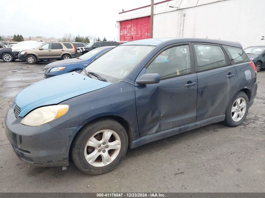 2003 Toyota Matrix Xrs VIN: 2T1KY38E93C037058 Lot: 41176547