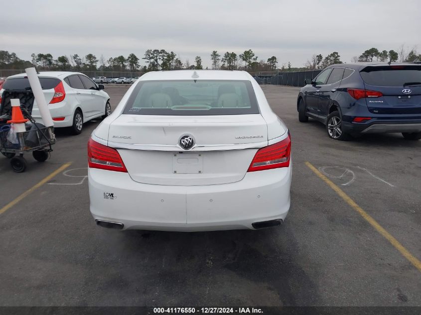 2016 Buick Lacrosse Leather VIN: 1G4GB5G35GF175076 Lot: 41176550