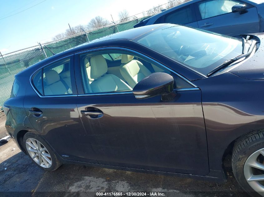 2012 Lexus Ct 200H VIN: JTHKD5BH3C2108438 Lot: 41176565