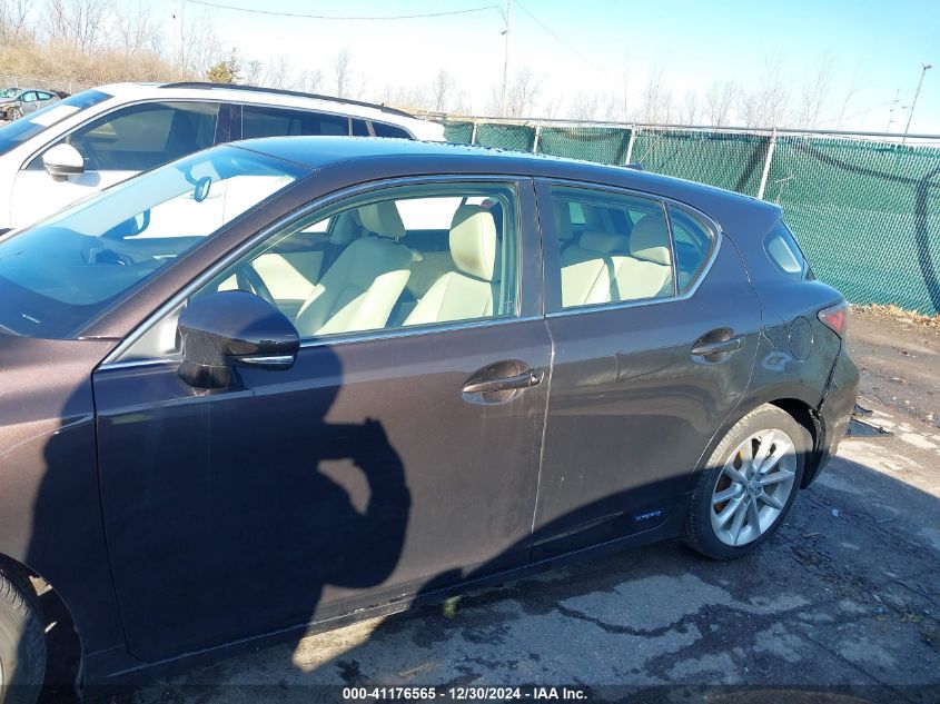 2012 Lexus Ct 200H VIN: JTHKD5BH3C2108438 Lot: 41176565