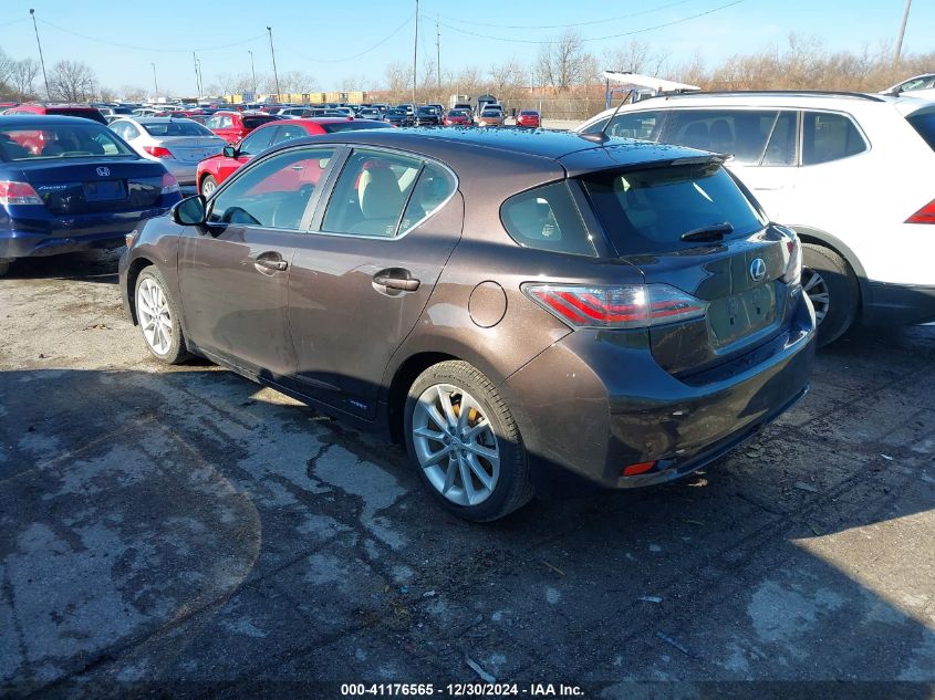 2012 Lexus Ct 200H VIN: JTHKD5BH3C2108438 Lot: 41176565