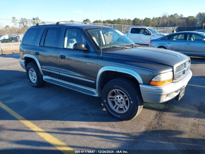 2002 Dodge Durango Slt Plus VIN: 1B4HS58N32F174412 Lot: 41176647