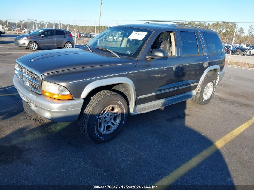 2002 Dodge Durango Slt Plus VIN: 1B4HS58N32F174412 Lot: 41176647