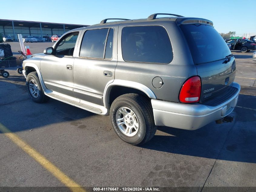 2002 Dodge Durango Slt Plus VIN: 1B4HS58N32F174412 Lot: 41176647