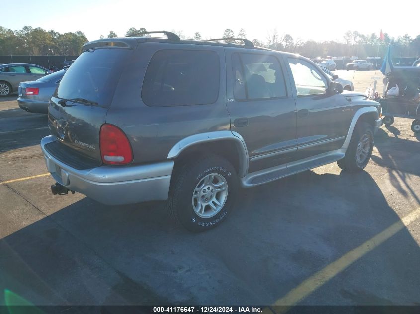 2002 Dodge Durango Slt Plus VIN: 1B4HS58N32F174412 Lot: 41176647