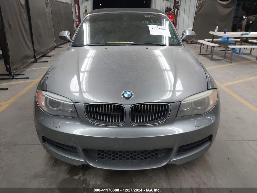 2012 BMW 135I VIN: WBAUN7C55CVM26354 Lot: 41176888