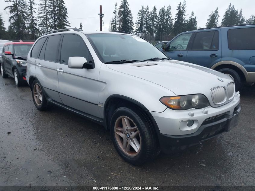 2005 BMW X5 4.4I VIN: 5UXFB53565LV19311 Lot: 41176890