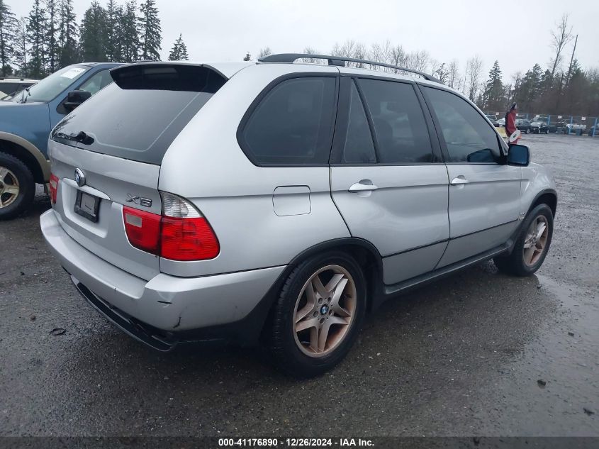 2005 BMW X5 4.4I VIN: 5UXFB53565LV19311 Lot: 41176890