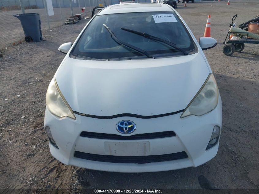 2012 Toyota Prius C VIN: JTDKDTB31C1030614 Lot: 41176908