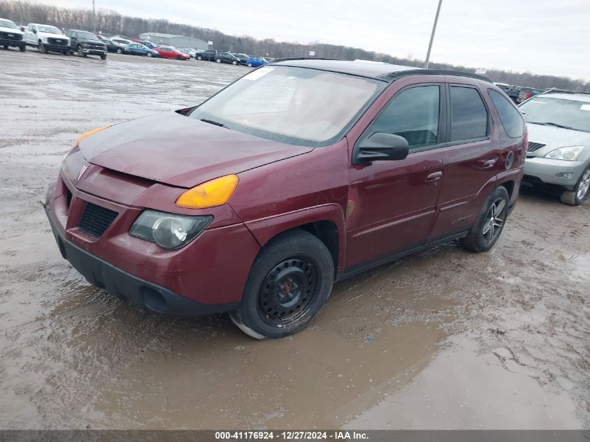 2003 Pontiac Aztek VIN: 3G7DB03E43S591366 Lot: 41176924