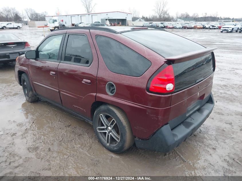 2003 Pontiac Aztek VIN: 3G7DB03E43S591366 Lot: 41176924