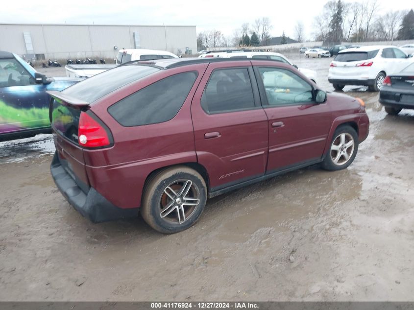 2003 Pontiac Aztek VIN: 3G7DB03E43S591366 Lot: 41176924