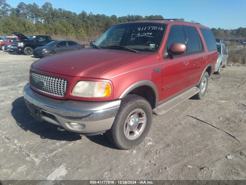 2001 Ford Expedition Eddie Bauer VIN: 1FMPU18L61LA73991 Lot: 41177016