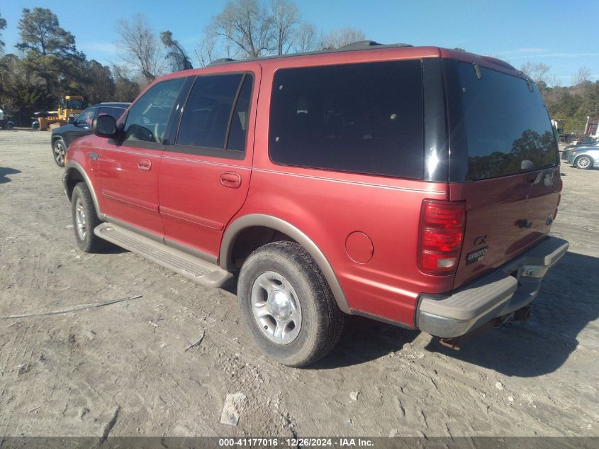 2001 Ford Expedition Eddie Bauer VIN: 1FMPU18L61LA73991 Lot: 41177016