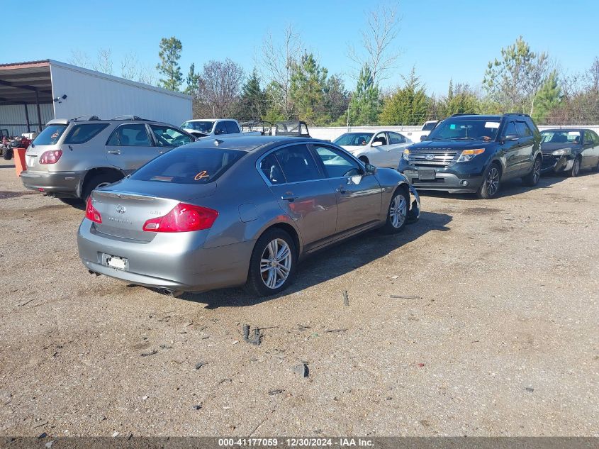 2012 Infiniti G25 X VIN: JN1DV6AR0CM731708 Lot: 41177059