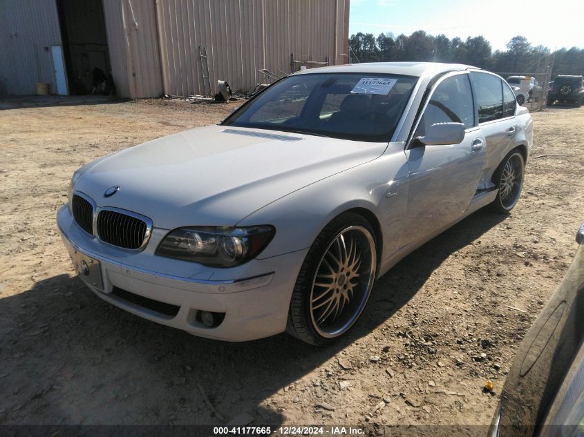 2006 BMW 750Li VIN: WBAHN83546DT28627 Lot: 41177665