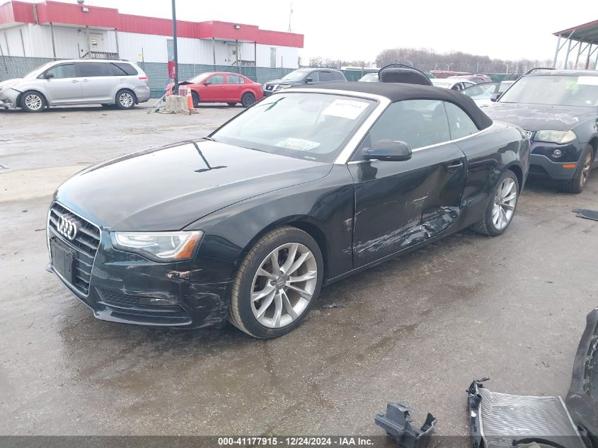 2013 Audi A5 2.0T Premium VIN: WAUAFAFH0DN013844 Lot: 41177915