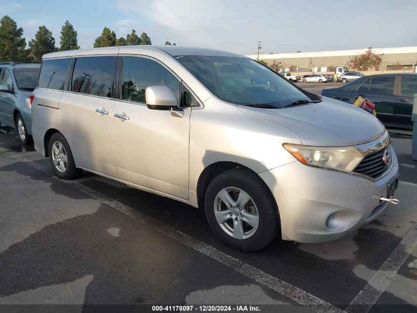 2012 Nissan Quest Sv VIN: JN8AE2KP2C9037387 Lot: 41178097