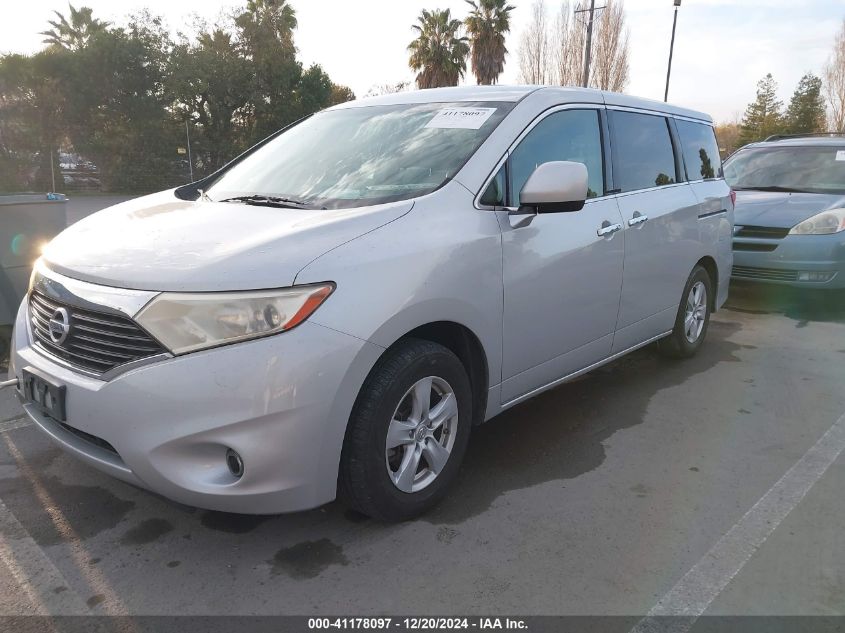 2012 Nissan Quest Sv VIN: JN8AE2KP2C9037387 Lot: 41178097