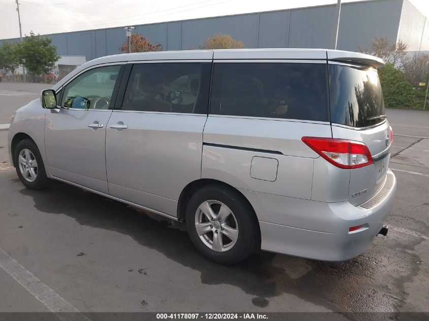 2012 Nissan Quest Sv VIN: JN8AE2KP2C9037387 Lot: 41178097